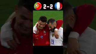 Portugal 🇵🇹 vs France 🇫🇷 🥶🔥 | euro 2020 | Highlights #shorts #football #youtube