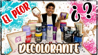 Cual es el PEOR Decolorante ??? 😱 - Ponemos a prueba estos 21 Decolorantes.