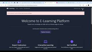 E-Learning Platform Using Python Flask