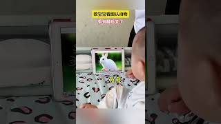 #与少年同行 #shorts 教宝宝看图认动物，看到最后笑了 😝#baby #孩子成长 #cute #funny #宝宝