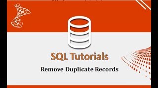 SQL Tutorials - 16.Remove Duplicate Records in SQL