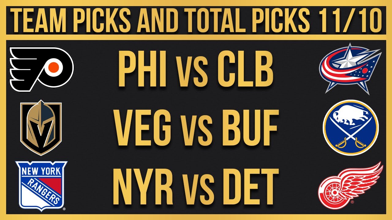 FREE NHL Picks Today 11/10/22 NHL Picks And Predictions - YouTube