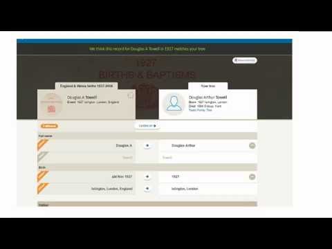 How To Use Your Findmypast Tree - YouTube