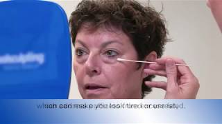 What happens during a lower eyelid surgery?