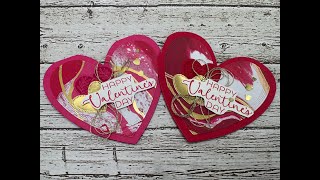 Hearts of Elegance Heart Shaped Easy Quick Card -- Stampin Up