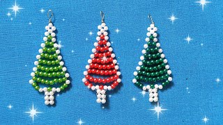 Beaded Christmas Tree 🎄 | DIY Beaded Ornaments | Christmas decor ideas | How to Make Christmas tree