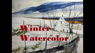 Winter Farm and Snowy Landscape Painting - with Chris Petri