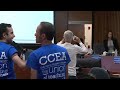 ccsd board of trustees walk out of meeting as ccea members chant jara is a liar