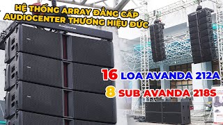 Rúng động với hệ thống loa audiocenter avanda 212A và sub avanda 218s. Âm thanh cực khủng