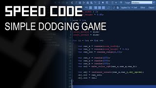 GM Studio: SPEED CODE - Simple 2D Dodging Game