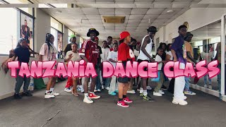 MANIMHUZA UTHINI AMAPIANO DANCE CLASS  @Tanzaniadance x @angelnyigu