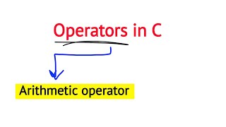 L 13 Arithmetic operator with example