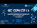 GC' CON CTF(); - Learn the approaches for solving CTF's | How to register for the competition