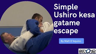 Ushiro kesa gatame escape  (super simple)