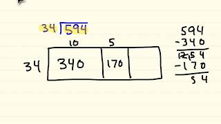 Area Model  2 Digit Divisor