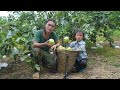 150 days with the boy to build a farm, harvest fruit and sell #FULLVIDEO