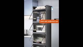 Joybos® 5 Tiers Narrow Multifunction Dustproof Metal Kitchen Storage Cabinet