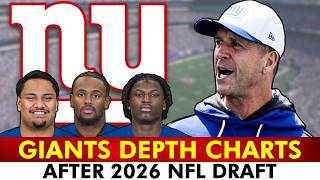 UPDATED Giants Depth Chart After 2026 NFL Draft