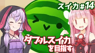 【ボイスロイド実況】琴葉茜と結月ゆかりとスイカゲーム雑談回【スイカゲーム】