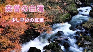 奈曽の白滝 001　「 滝と紅葉を撮影してきました 」　象潟町　秋田県