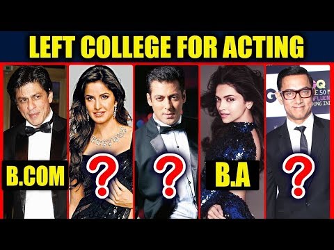 Popular Bollywood Super Stars Who Left College For Acting Popular Bollywood Super Stars Who Left College For Acting