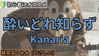 酔いどれ知らず／Kanaria／ギター弾き語り練習用動画（コード／ストローク／歌詞）