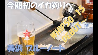 【美浜 ブルーノート】【WHIP50-15】イカメタルとオモリグへ　今期初釣行　激渋の中価値ある１杯と出会う