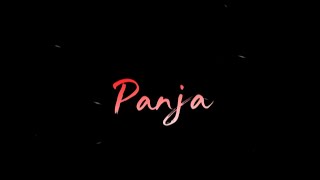 Panja Tittle Song Whatsapp status🔥 || pawankalyan,yuvan || black screen status telugu ||