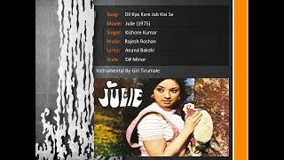 Instrumental - Dil Kya Kare Jab Kisi Se - Julie (1975)