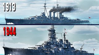 【同じ艦！？】戦艦『金剛』の竣工時から最終時の姿を3DCGで検証してみた