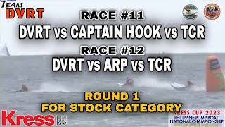 KRESS CUP 2023 STOCK CATEGORY | RACE #11 DVRT VS CAPTAIN HOOK VS TCR | RACE #12 DVRT VS ARP VS TCR