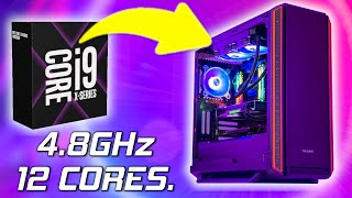 12 CORES AT 4.8GHz! 💦 The i9 10920X OVERCLOCKED GAMING PC BUILD