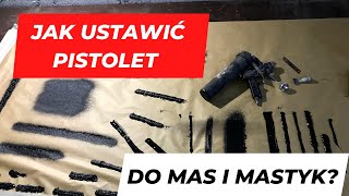 Jak ustawić pistolet do mastyk i baranka? Pistolet Vaupel 3500 i masy STP