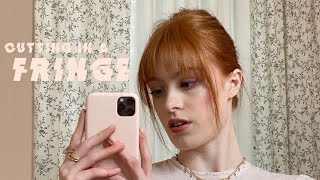 CUTTING A FRINGE! | MsRosieBea