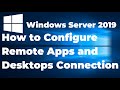 46. How to Configure Remote Apps and Desktops Connection in RDS