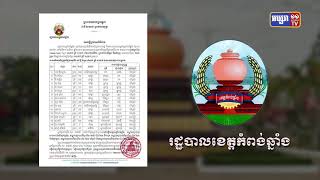 ខេត្តកំពង់ឆ្នាំង ឆ្លងថ្មី១៦នាក់ និងស្លាប់១នាក់