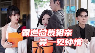 灰姑娘与陌生男子相亲，本以为他是普通人，结果竟是上市公司总裁并对其一见钟情！【正一楠】#短剧