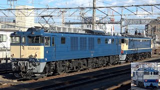 EF64 1030牽引 EF65 1102 長野配給（廃車回送）2025.1.8【JR東日本からスノープロウ付きPF消滅】