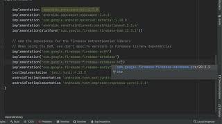Unresolved reference: database | Kotlin Firebase Database Error