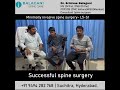 minimally invasive spine surgery l5 s1 dr srinivas balagani 16