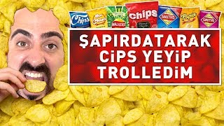 ŞAPIRDATARAK MARKETTEKİ TÜM CİPSLERİ YEDİM TROLLEDİM !