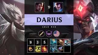 Darius Mid vs Yasuo - NA Master Patch 25.S1.2