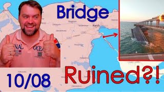 Update from Ukraine | Attack on Kerch Bridge | The supply line still works for Ruzzia