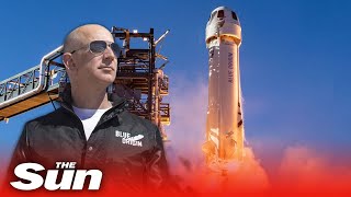 In full: Blue Origin's Jeff Bezos launch on New Shepard 11-minute trip to the edge of space