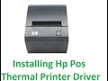 How to install Hp  A776R /A799 thermal Receipt Printer Pos Driver