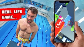 GAME of Flip Master Diving IN REAL LIFE | WINNER GETS $100