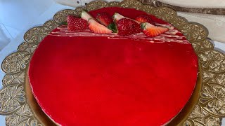 كيك طبقات بالفريز 🍓طلبية زوجي كل مايخص السيارات بروموسيو