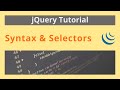 jQuery Syntax & Selectors