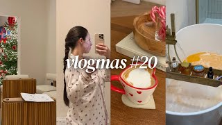 dining room furniture deliveries + unboxing + self care! vlogmas day 20