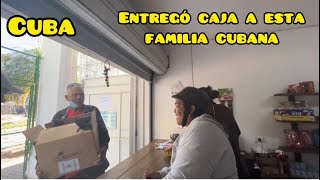 Entregó caja a Esta Familia /Enseño Todo /Sorpresa Para Esta Familia Cubana